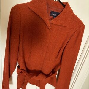 Rust orange wool blazer by Jones New York. 8P​